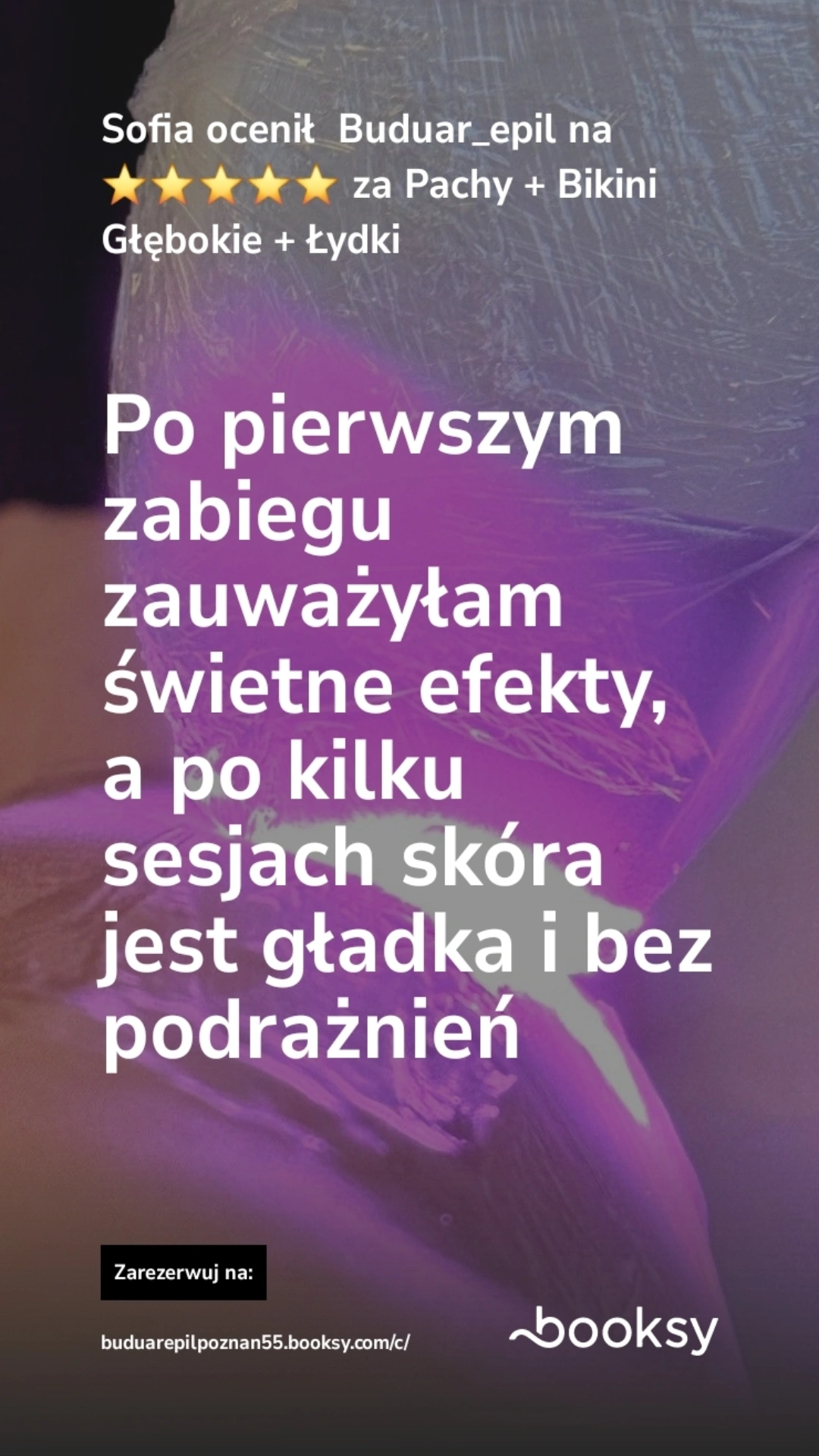 Pozytyzna opinia o salonie Buduar Epil